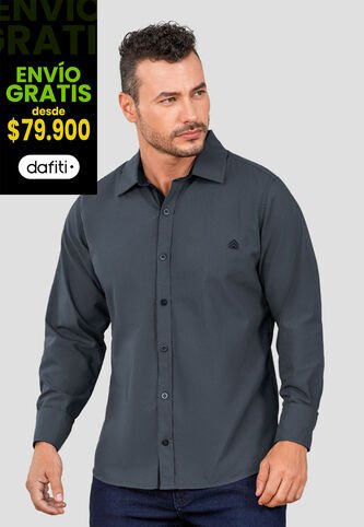 Camisa Hombre Gris Oscuro Mp 105653 MP