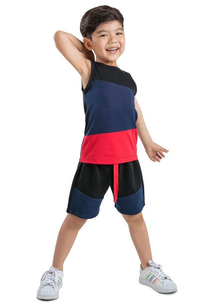 Conjunto Infantil Negro Mp 83242