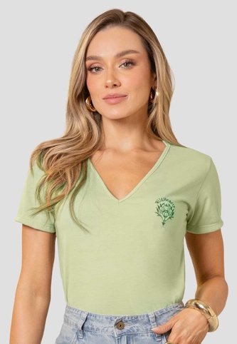 Camiseta Mujer Verde Matcha Mp 114543 MP