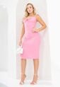 Vestido Largo Exterior Rosado Mp 1063 de MP