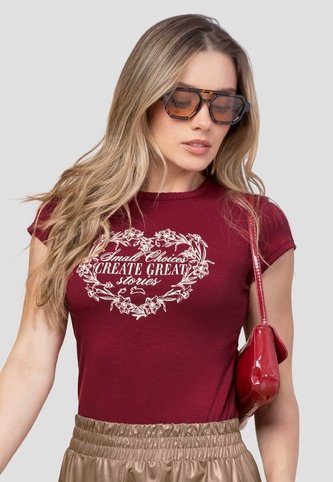 Camiseta Mujer Merlot Mp 115130 MP