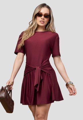 Vestido Mujer Merlot Mp 115359