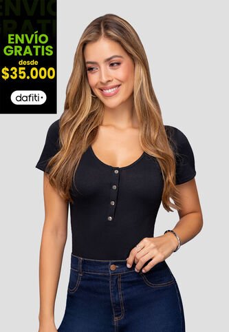 Blusa Mujer Negro Mp 111998 MP