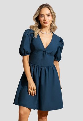 Vestido Mujer Azul Profundo Mp 115351