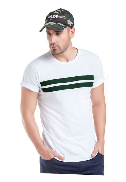 Camiseta Juvenil Masculino Blanco MP
