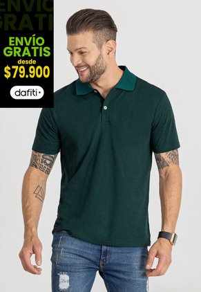Polo Hombre Verde Mp 96038