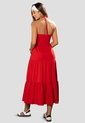 Vestido Largo Mujer Rojo Mp 113294 de MP