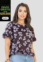 Blusa Mujer Estampado Mora Oscuro Mp 112218 de MP