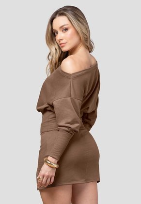 Conjunto Mujer Chocolate Mp 115132