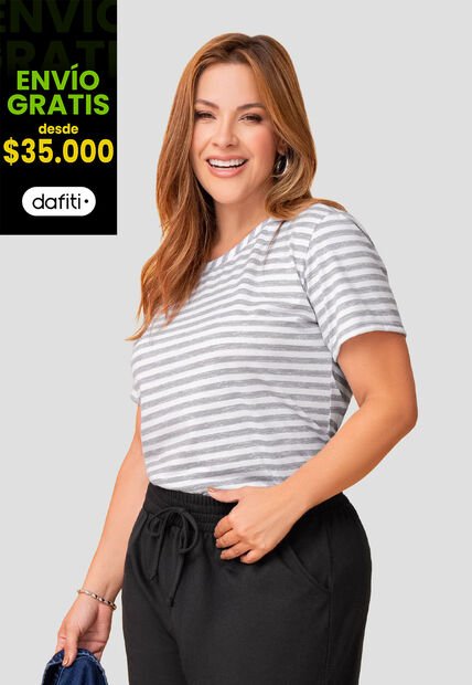 Camiseta Mujer Estampado Mp 112020