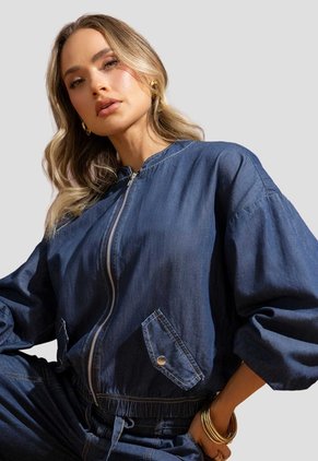 Chaqueta Mujer Azul Mp 115213
