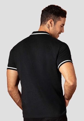Polo Hombre Negro Mp 115327