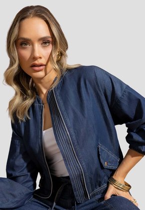Chaqueta Mujer Azul Mp 115213
