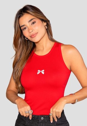 Camiseta Mujer Rojo Mp 115334