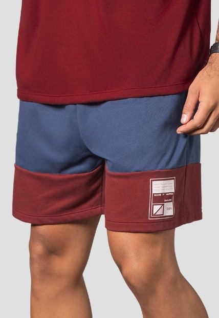 Bermuda Hombre Merlot-Azul Mp 111243