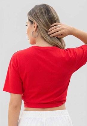 Camiseta Mujer Rojo Mp 115332