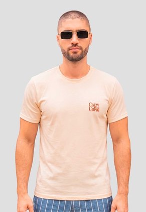 Camiseta Hombre Crema Mp 115118