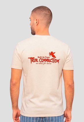 Camiseta Hombre Crema Mp 115118