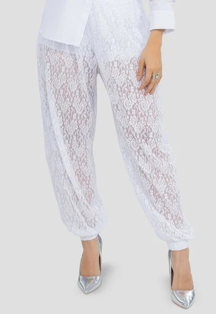 Pantalón Mujer Blanco Mp 115341