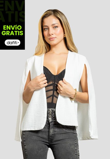 Blazer Mujer Blanco Mp 112273