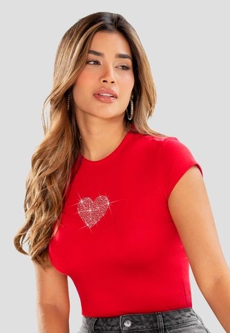 Camiseta Mujer Rojo Mp 115361 MP