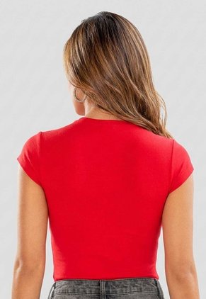 Camiseta Mujer Rojo Mp 115361
