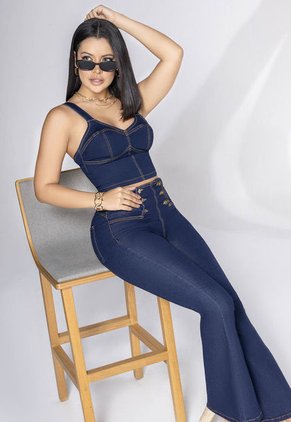 Jean Exterior Azul Oscuro Mp 3674