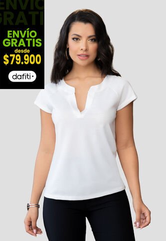 Blusa Mujer Blanco Mp 104190 MP
