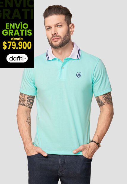 Polo Hombre Verde Mp 92818