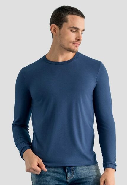 Camibuzo Hombre Azul Profundo Mp 113059