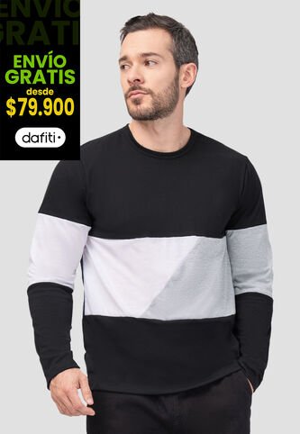 Camibuzo Hombre Negro Mp 101520 MP