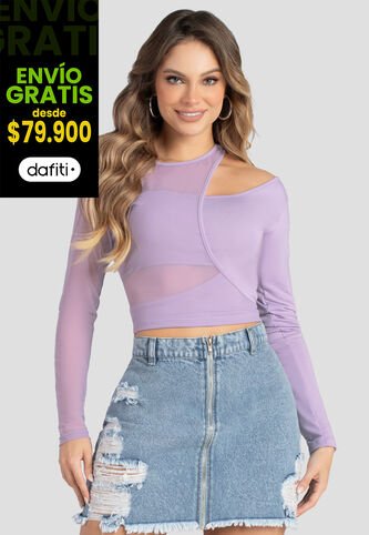 Camibuzo Mujer Lila Mp 102836 MP