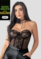 Corset Mujer Negro Mp 110587 de MP