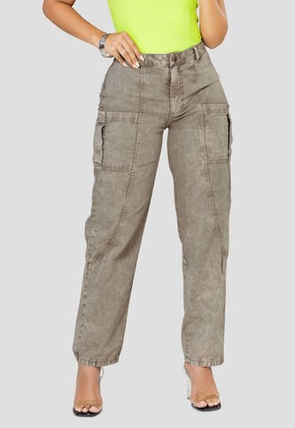 Jean Mujer Taupe Mp 100398 MP