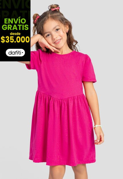 Vestido Paq X2 Infantil Femenino Bicolor Mp 111110