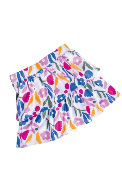 Falda Infantil Femenino Multicolor Mp 5706