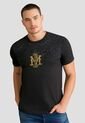 Camiseta Hombre Negro Mp 112802 de MP