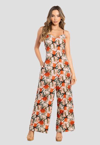 Enterizo Largo Mujer Estampado Mp 105624 MP