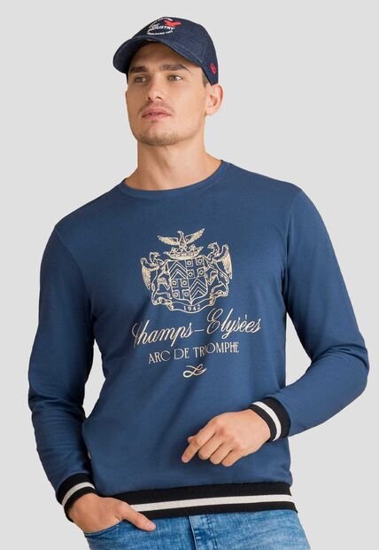 Buzo Hombre Azul Profundo Mp 112808