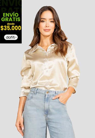 Camisa Mujer Dorado Mp 108299 MP