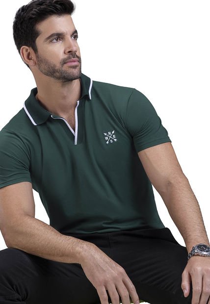 Polo Hombre Verde Mp 87630