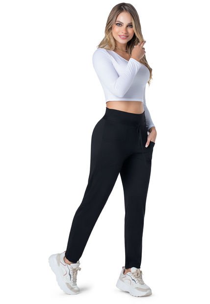 Pantalón Mujer Negro 32697
