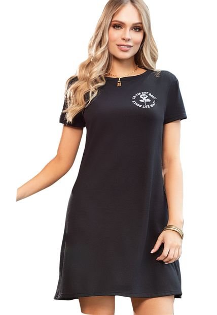 Vestido Corto Para Mujer Negro MP