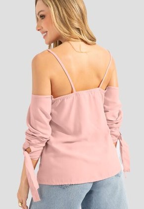 Blusa Mujer Rosa Polvo Mp 112318
