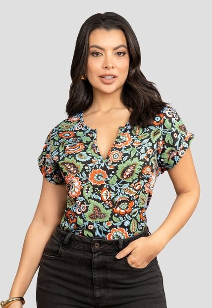 Blusa Mujer Estampado Mp 112026