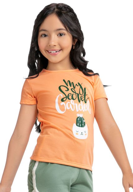 Blusa Infantil Naranja Mp 95863