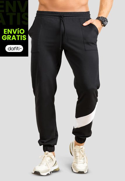 Jogger Hombre Negro Mp 107012
