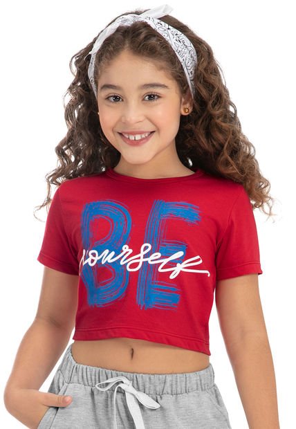Blusa Infantil Rojo Mp 88491