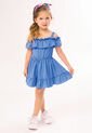 Vestido Infantil Femenino Azul Mp 100159 de MP