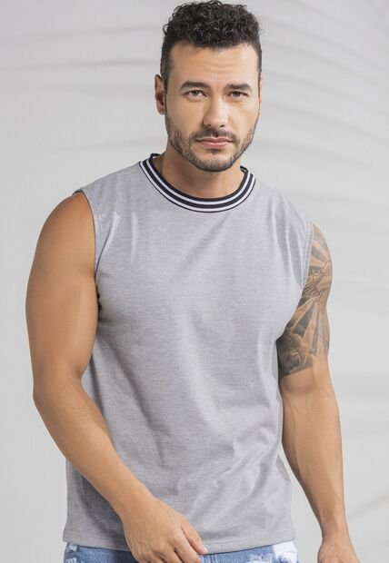Camisilla Hombre Gris Mp 101775